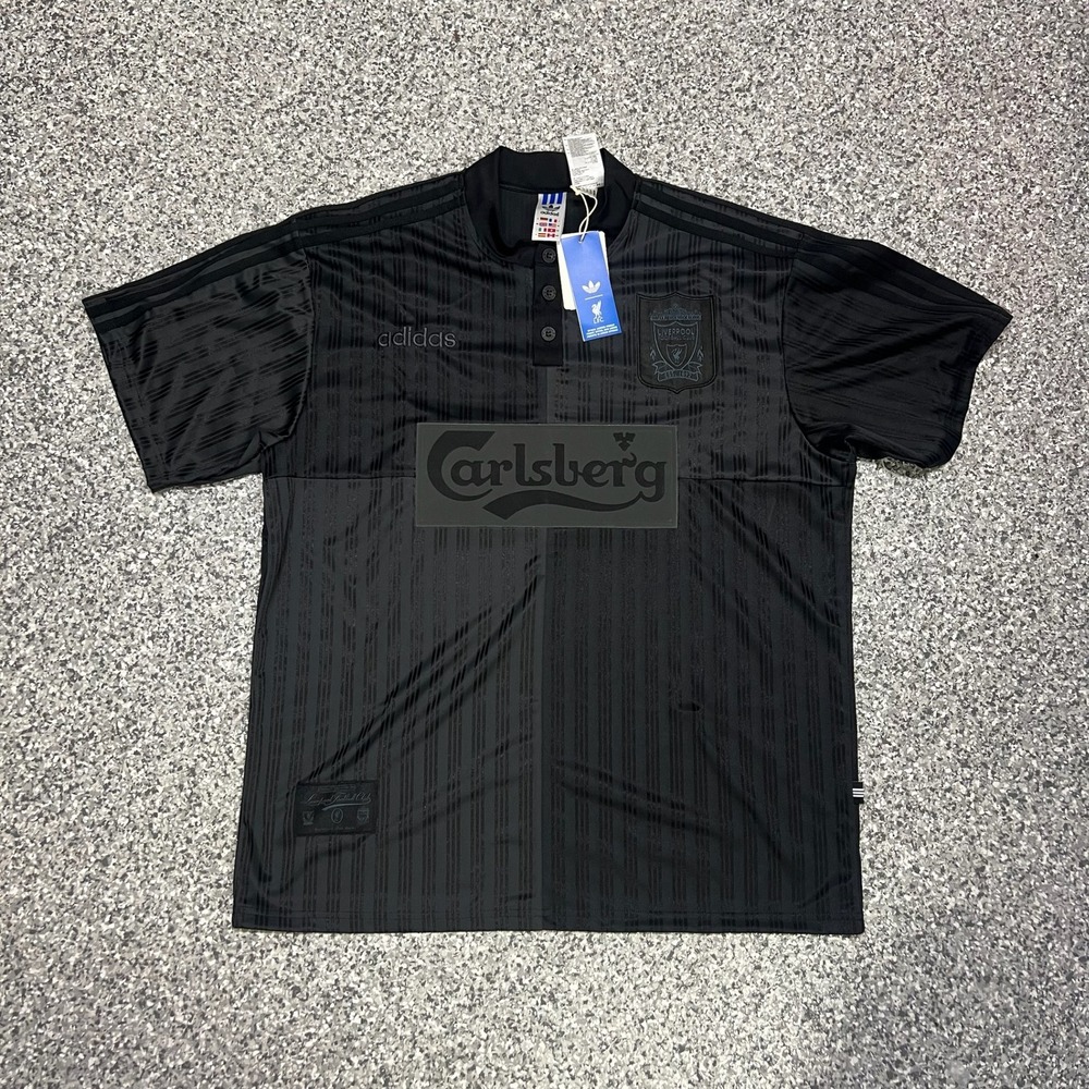 Adidas Liverpool FC 1995 Special Jersey Mens XL Black Carbon Retro 95/96 KA8108
